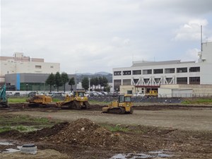 【 愛子バイパスの西側では大規模な開発事業が行われている 】