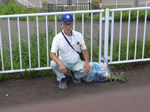【 一人で頑張りました 】